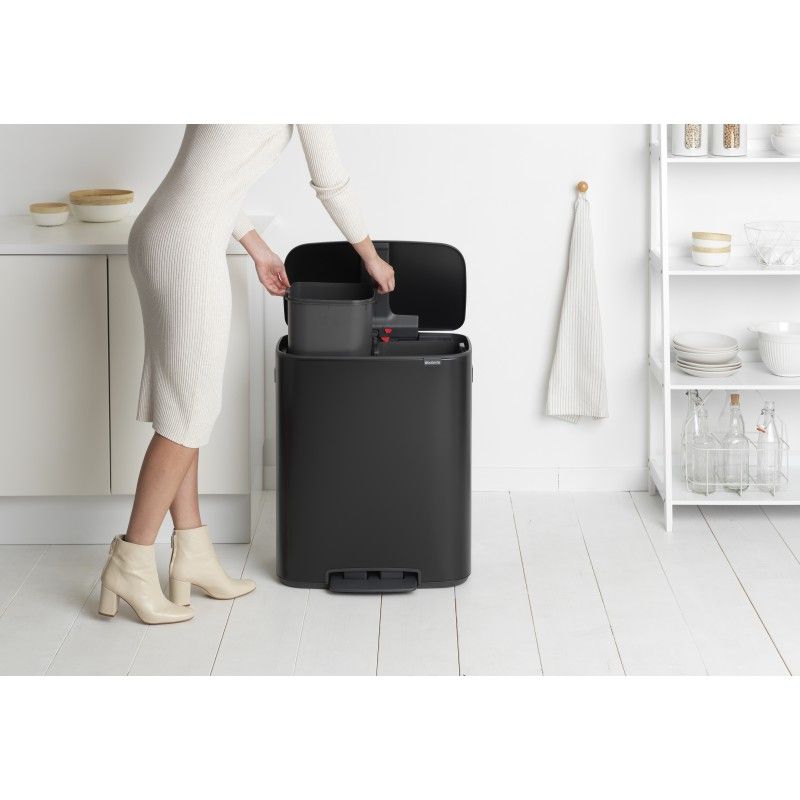 Brabantia Bo Pedaalemmer 2 x 30 liter HomeCadeau